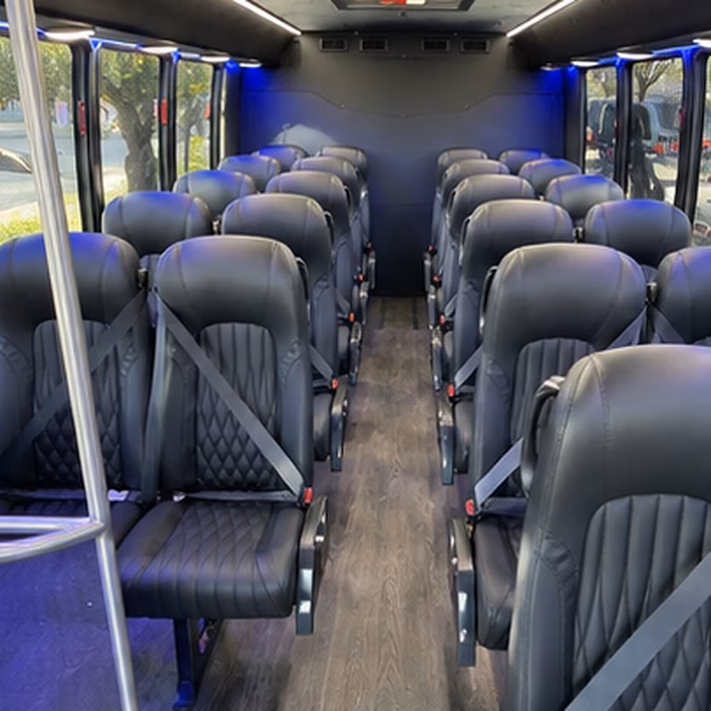 washington corporate event transportation onboard seating