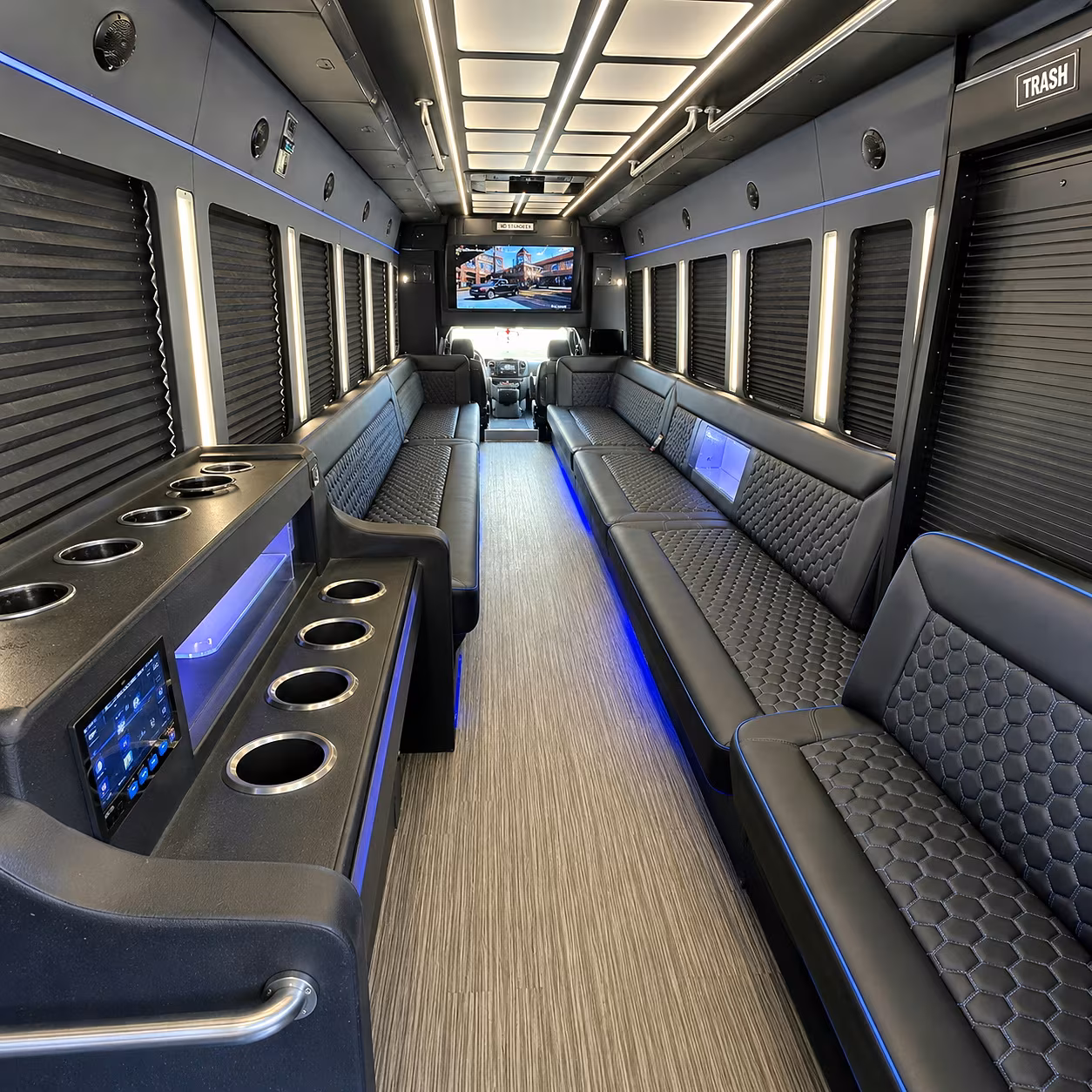 washington party bus rentals inside